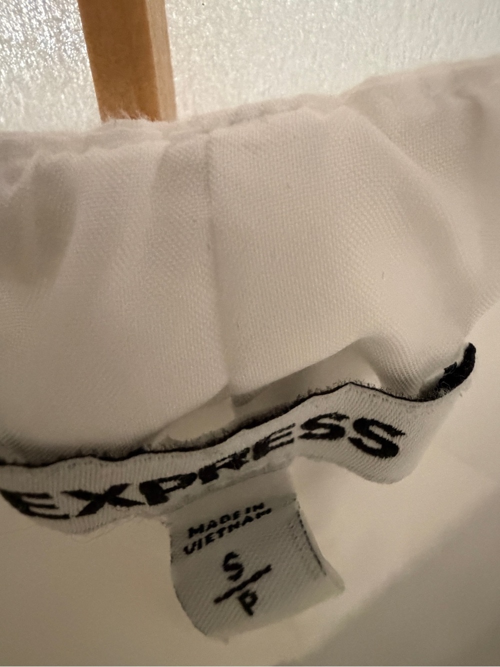 Express White Embroidered Ruffled Sundress - Picture 7 of 7